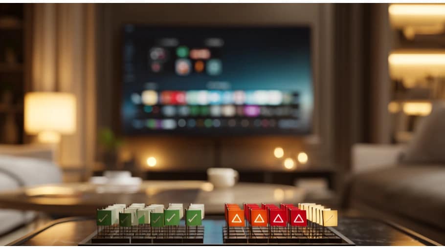 IPTV Trial UK green flags and red flags checklist